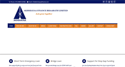 Desktop Screenshot of akhshayaafinance.com