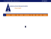 Tablet Screenshot of akhshayaafinance.com